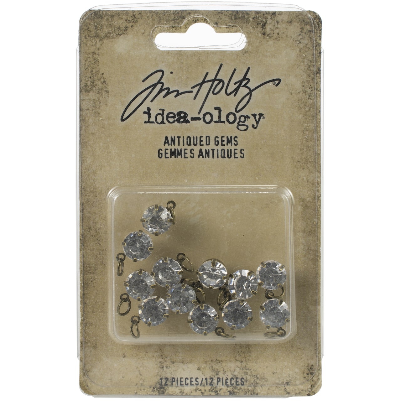 Idea-Ology Metal Adornments 12/Pkg-Antiqued Gems